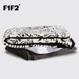 F1F2家纺 多功能毛绒毯 午休毯空调毯法兰绒毛毯 超柔舒适
