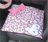 【汽车用品】日本同步 现货！正版Hello Kitty豹纹系列坐垫  座垫