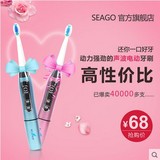 seago赛嘉 智能成人电动牙刷声波软毛美白自动牙刷SG-610