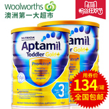 Woolworths 澳洲进口Aptamil爱他美金装婴幼儿奶粉3段900g*2罐