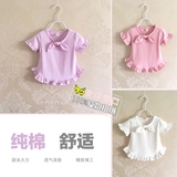 1岁半女宝T恤短袖上衣0-4-6-7-9个月女婴2周岁女宝宝夏装3纯棉5潮
