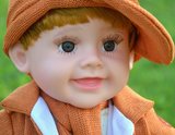 智能对话娃娃会说话的芭比娃娃洋娃娃布男孩娃娃正品儿童玩具礼物