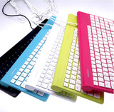台式电脑USB有线键盘 笔记本外接USB小键盘 迷你键盘 彩色键盘
