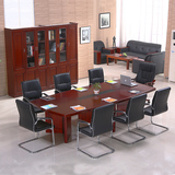 上海办公家具 实木油漆桌 大型办公会议桌洽谈桌培训桌开会条桌