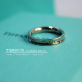香港专柜正品TIFFANY代购蒂芙尼1837纯银窄版戒指生日礼物情侣款