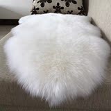 澳洲纯白羊毛地毯客厅卧室地毯床边毯羊毛沙发坐垫飘窗垫毯可定做