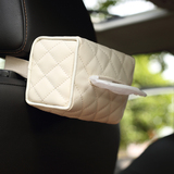 遮阳板椅背挂式车载车内用纸巾盒创意汽车用品纸巾套抽纸盒可爱