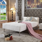 现代简约白色公主床实木单人床1.2米成人小床卧室婚床小户型1.35
