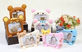 创意礼品 5寸五寸卡通轻松熊幸运猫相架 儿童礼物宝宝可爱相框