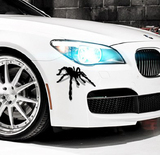 蜘蛛辟邪3D立体车贴搞笑卡通创意个性装饰贴纸 汽车拉花 刮痕贴花