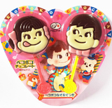日本原装进口不二家双棒巧克力糖果24g 情侣娃娃送礼最佳儿童零食