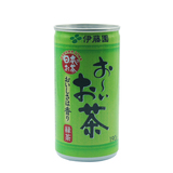 日本本土代购  伊藤园绿茶即食190g 罐装绿茶进口饮料