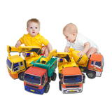 装工程车 儿童玩具车挖掘机耐摔惯性回力小汽车男孩宝宝挖掘车套