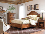 家具定制100%纯实木美式乡村床全实木1.5米床简美复古双人床1.8米