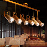loft美式乡村复古麻绳吊灯个性铁艺创意酒吧咖啡厅餐厅服装店吊灯