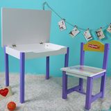 小孩书桌椅子组合装家用卡通儿童桌椅学习桌套装写字桌实木幼儿园