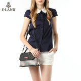 商场代购ELAND韩国衣恋15年新品女娃娃领衬衫EEBW53702M专柜正品