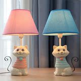 卡通小猫咪台灯卧室床头灯可调光装饰创意时尚温馨可爱儿童房礼物