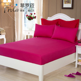 菲罗菈全棉纯色床笠单件床单防滑 席梦思床垫保护套罩1.5 1.8米