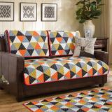 沙发垫北欧真皮防滑四季加厚沙发巾布艺几何图案组合沙发欧式坐垫