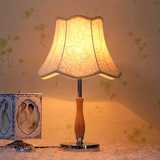 时尚创意现代简约欧式台灯温馨浪漫卧室床头装饰灯可调光木艺台灯