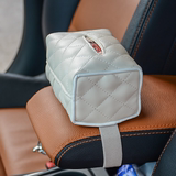 遮阳板式纸巾盒车载车内用创意挂式汽车用品化妆镜cd夹纸巾套