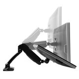 HM5U电脑显示器支架 桌面颈椎臂伸缩旋转 液晶底座通用可调壁挂