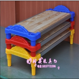 幼儿园床幼儿园专用统铺床幼儿塑料木板床幼儿园小床宝宝午睡床