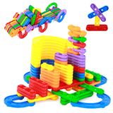 多功能条形拼搭积木幼儿桌面玩具益智积木拼插积木儿童桌面游戏