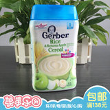 美国Gerber嘉宝辅食二段苹果香蕉大米米粉 婴幼儿宝宝米糊16.10