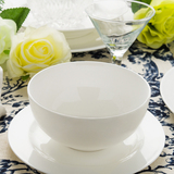 隆达骨瓷 纯白普通型4.5英寸饭碗米饭碗 简约骨瓷碗 结婚礼物