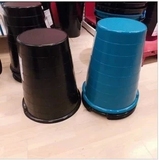 无锡IKEA宜家代购 艾沃特 储物凳子大桶垃圾桶收纳桶圆凳子可以坐