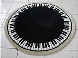 中式地毯钢琴区地毯地垫练琴区地毯地垫圆形钢琴垫圆形