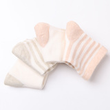 有机彩棉儿童袜婴儿袜子纯棉宝宝袜夏新生儿袜松口袜宝宝四季袜子