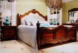 品牌家具  美廷家具美式实木卧室双人大床