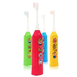 韩国正品pororo小企鹅儿童电动牙刷幼儿自动牙刷带电池3岁宝宝