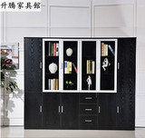 特价北京办公家具板式书柜带锁柜子文件木质玻璃文件柜资料档案柜