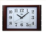超大18英寸康巴丝客厅静音挂钟长方形简约石英钟办公钟表时钟壁钟