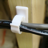 日本KM粘式电线固定夹/电线夹/理线器/固线器/电线收纳 4个装