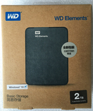 西部数据 WD Elements 新元素系列 2.5寸 USB3.0 2T 移动硬盘2TB