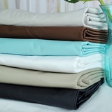 精品埃及棉单件床单1200根纯全棉被单纯色床单活动低价瑕疵处理