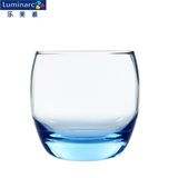弓箭乐美雅凝彩水具冰蓝玻璃杯水具玻璃杯套装7件套玻璃储物罐