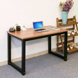 家用电脑桌学生写字桌台式钢木办公桌会议桌粉色蓝色书桌