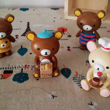 3件包邮 轻松熊摆件 可爱公仔玩具玩偶