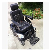威之群1033 豪华越野电动轮椅可后躺 四轮 老人残疾人车 进口配置
