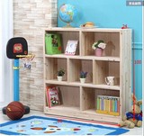 实木儿童书柜玩具柜书橱简易松木书柜书架置物柜矮柜落地柜飘窗柜