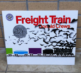 名家Donald Crews凯迪克得奖绘本Freight Train火车快跑 幼儿绘本