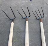 包邮农用锄头 纯钢尖齿锄头 种菜锄头 优质罗纹钢锄头园林工具