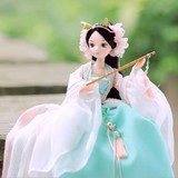 可儿娃娃小龙女古装古代衣服儿童女孩洋娃娃玩具芭比新年春节礼物
