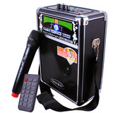 爱歌 Q60扩音器无线话筒广场舞便携式广告唱歌插卡音箱音响低音炮